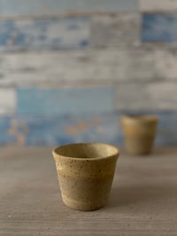 Image 4 of Set of 2 sandy planter cups.