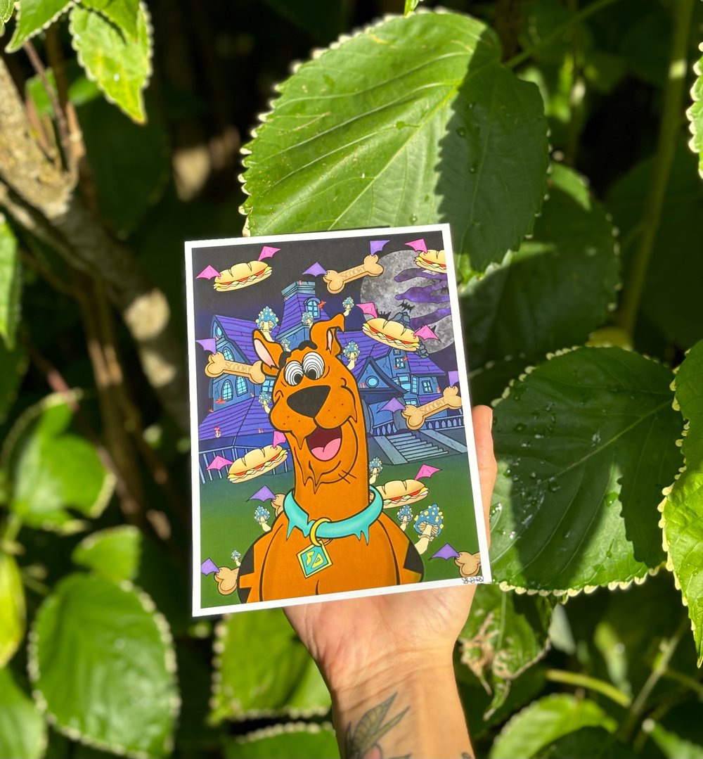 Image of Scooby Doo Mini Print 