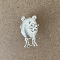 Image 2 of frog with flower