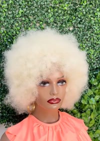 Afro puff wig