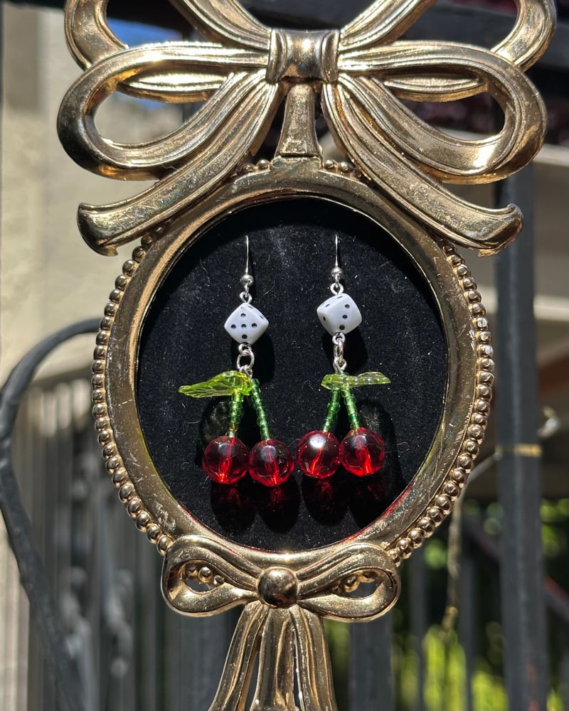 Image of Baby cherry earrings