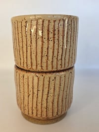 Image 1 of Breaking Cream Stacking Cup Set **Second**