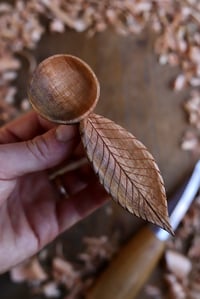 Image 9 of Cherry Leaf ~ Coffee Scoop 