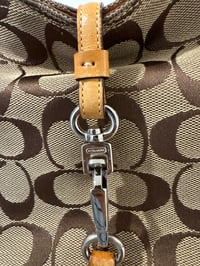 Image 7 of Vintage Coach Hampton Signature Clip Hobo Shoulder Bag
