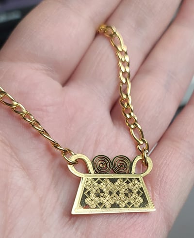 Image of Ger Soul Lock Necklace - 18K Gold Plated, Hypoallergenic, Water-Resistant