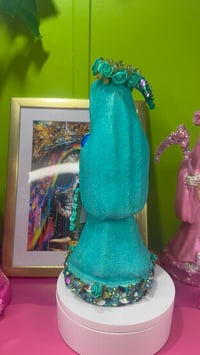 Image 5 of Turquoise Santa Muerte Statue