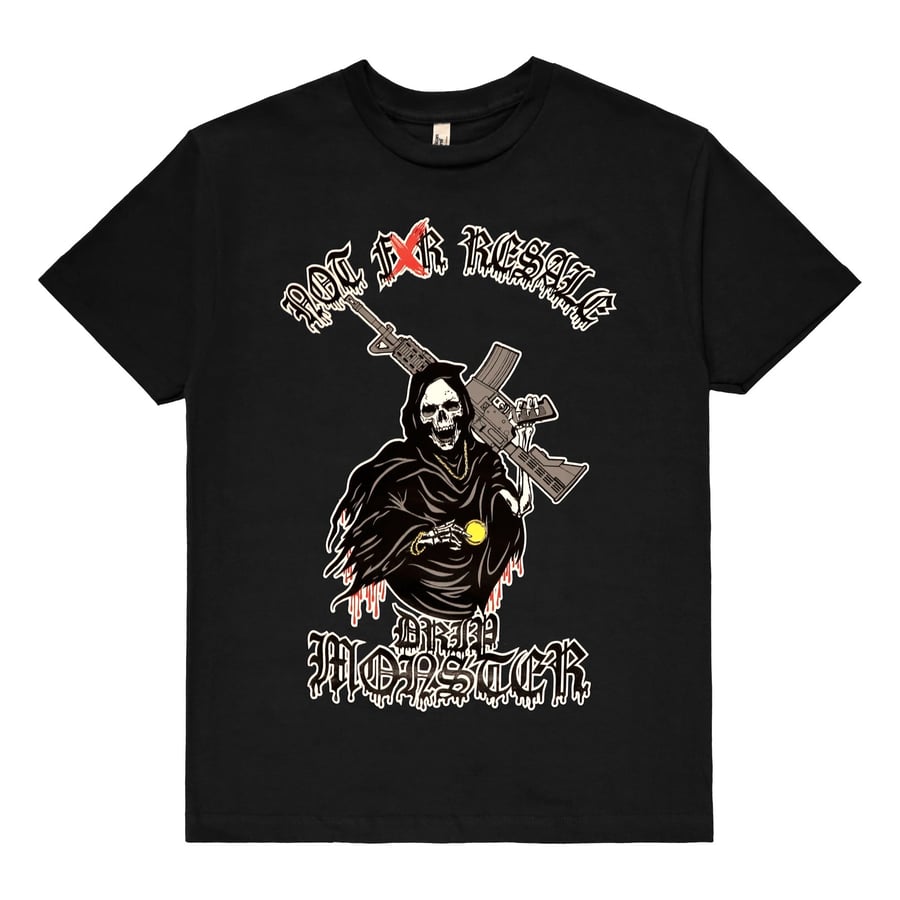 Image of Drip Monster Black T-Shirt 