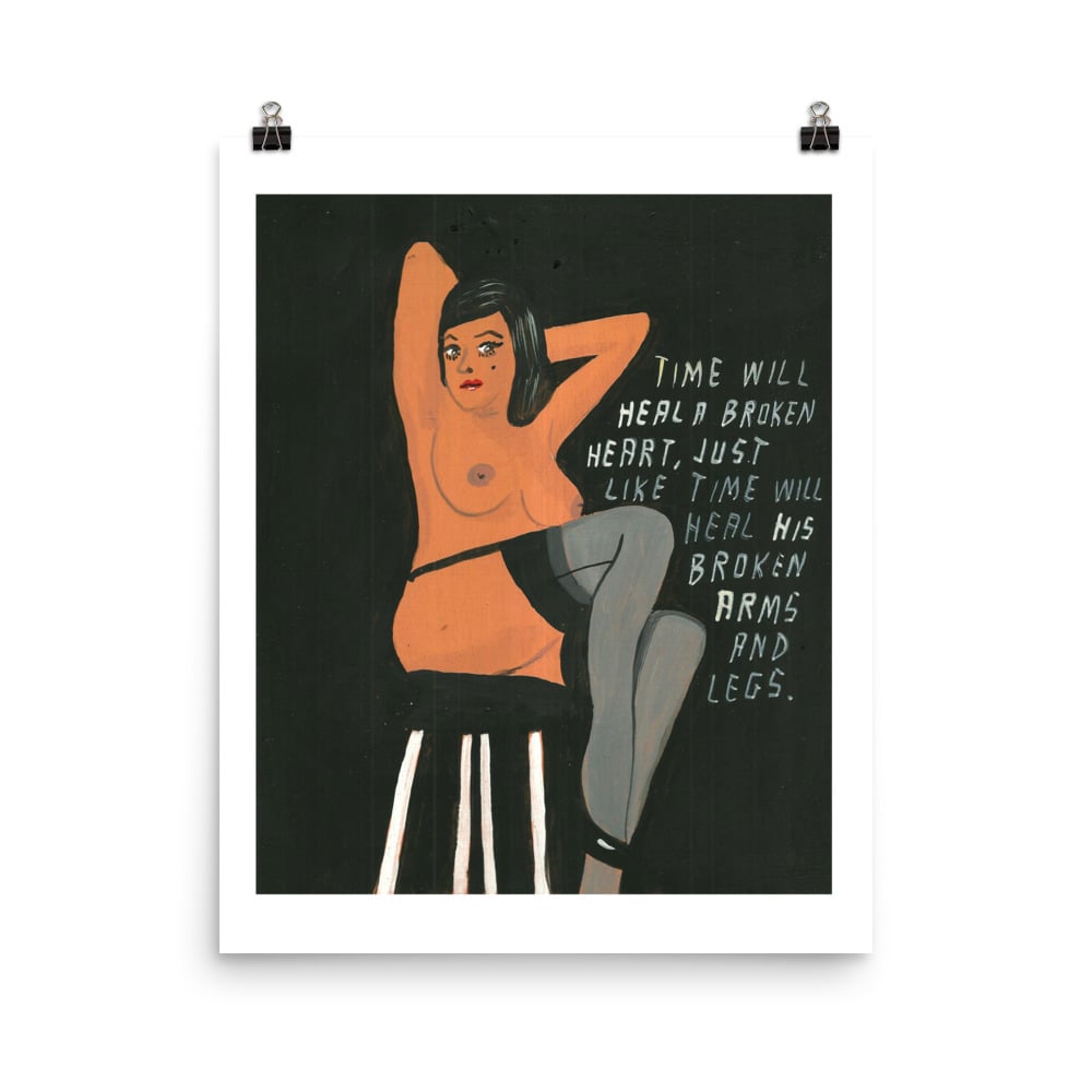 Image of TIME HEALS POSTER