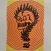 Image 4 of The Burning Question Linocut Prints