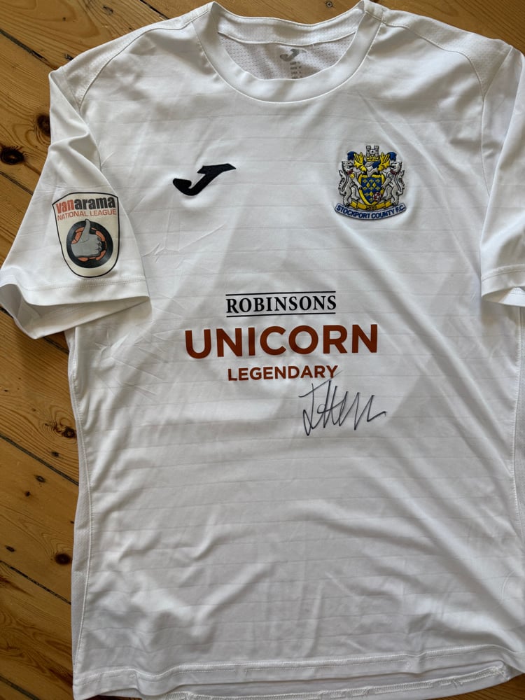 Match worn 2016/17 Joma away shirt