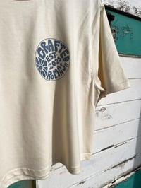 Image 2 of Women’s Cropped Off-White Grafted Tee