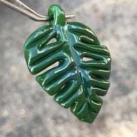 Image 3 of Green Monstera Leaf