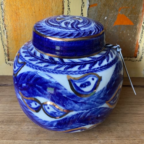 Image of Fairytales, Blue ginger jar.