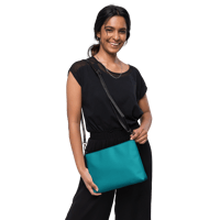 Image 4 of Crossbody bag (psalms 9;11 on teal)