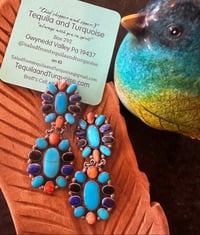 Image 4 of vintage multi-stone Federico Jimenez clips 