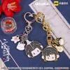 Erha Manhua Q x Omodoki Official Chu Wang Ning White Cat & Mo Ran Husky RanWan Keychain