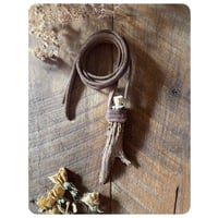 Image 2 of Cork Topped Antler Vial Necklace