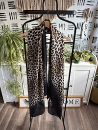 Image 1 of Leopard large head scarf 