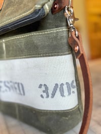 Image 2 of One of a Kind Crossbody Burn Bag-Olive Green 2