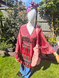 Image 1 of Amara Wrap dress - red 10-16 uk