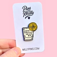 Image 1 of Louis’ “Lemonade” Shot Glass Enamel Pin
