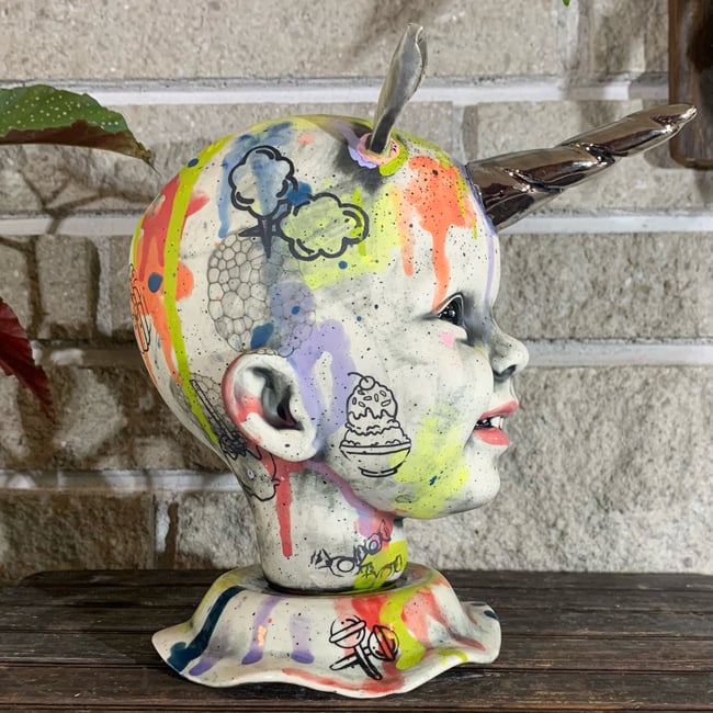 Collaboration Candy Unicorn Lamp