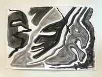 Image 2 of Monstera Brushstroke Painting