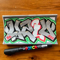 CHROME UZIO STICKER PIECE