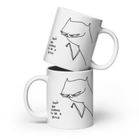 Image 2 of dont be scared  White glossy mug 