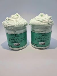 Image 2 of Green Eucalyptus Whipped Body Sugar Scrub (8oz)