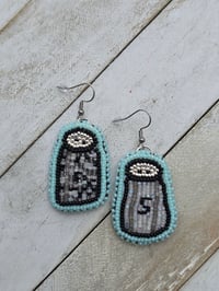Image 1 of Salt and Pepper earrings 