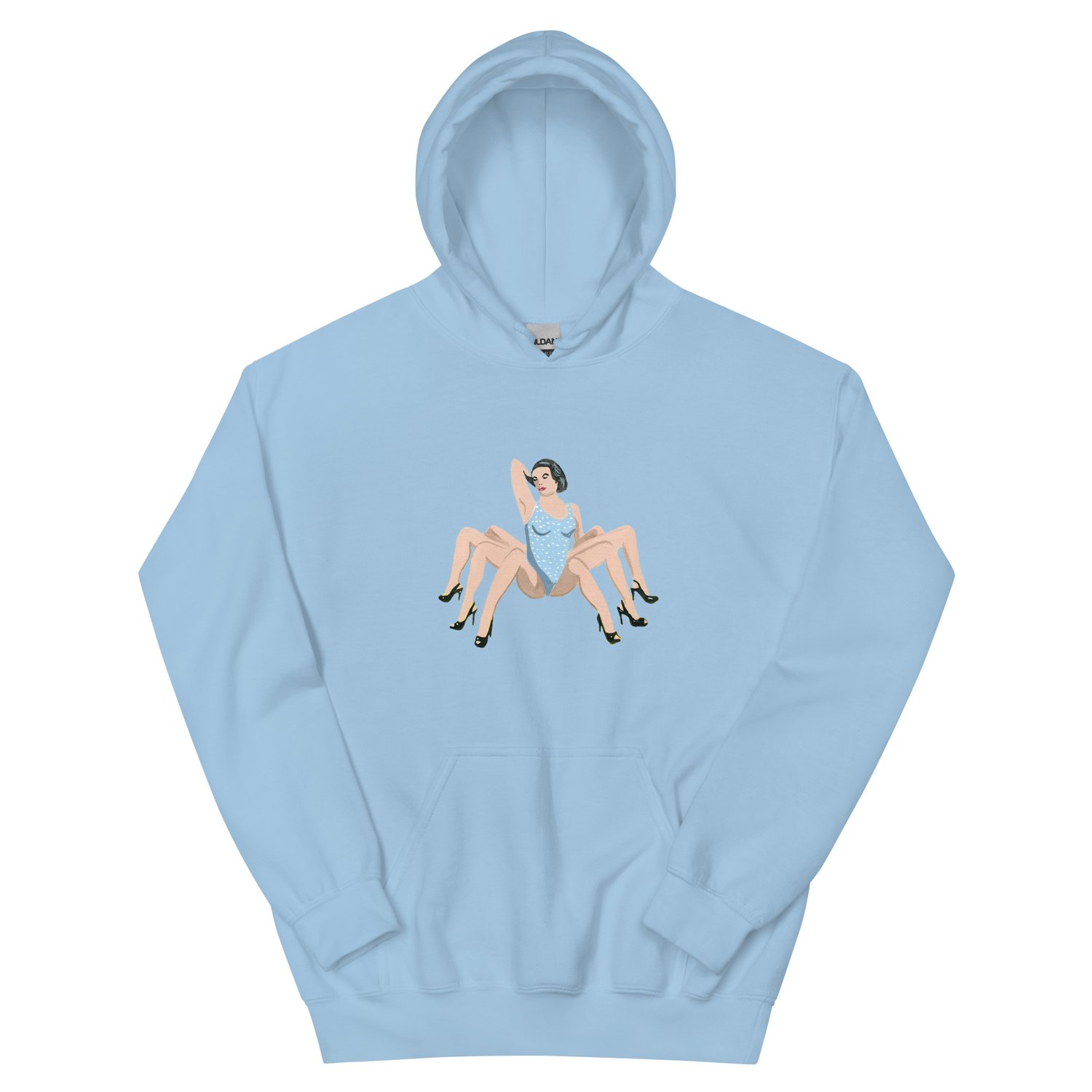 Image of EIGHT LEGGED WOMAN HOODIE
