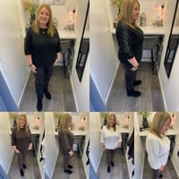 Pearl & Diamonte Button Sleeve Jumper 