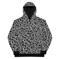 Image 1 of By TeamLUCCI™- " LUCCI 96 GRAF BLACK" All Over Print Cotton Hoodie