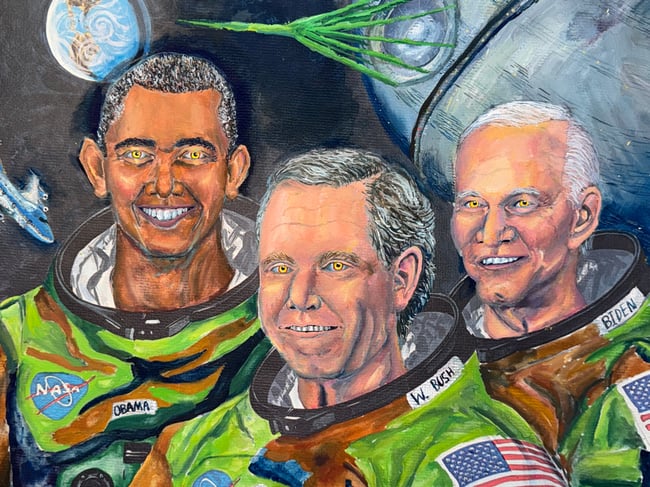 War Fetish-Original Painting 