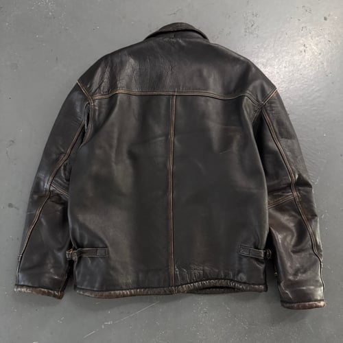 Image of 1990s Bomb Boogie leather flight jacket, size XL