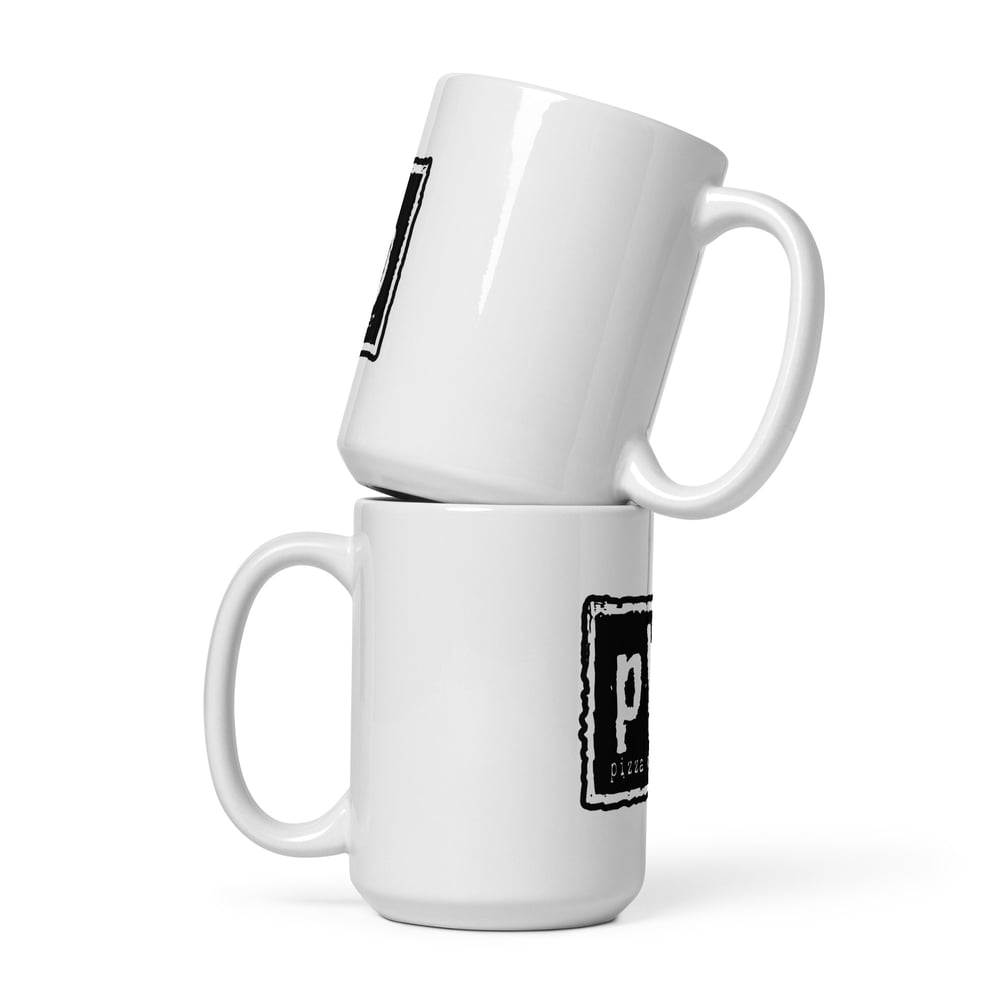 Image of pWo White glossy mug