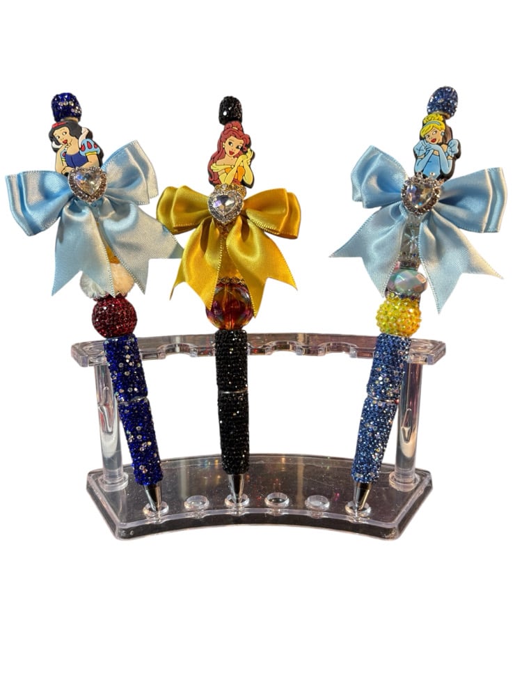 Image of Fancy Bling Bow Pens 