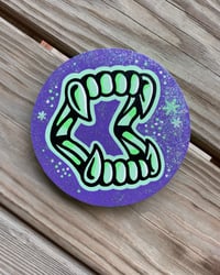 Image 1 of Green and Purple Vampire Teeth