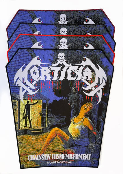 Image of Mortician - Chainsaw Dismemberment Woven Back Patch 