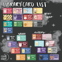 Image 2 of Bias Library Card Magnetic Bookmark