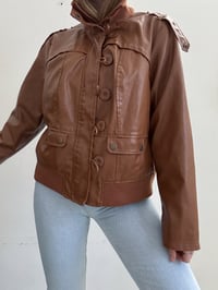 Image 3 of 00s camel brown jacket // M