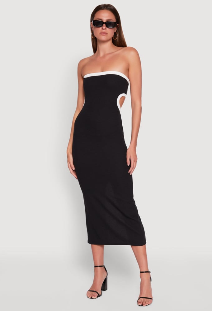 Image of Cut-Out Maxi Dress