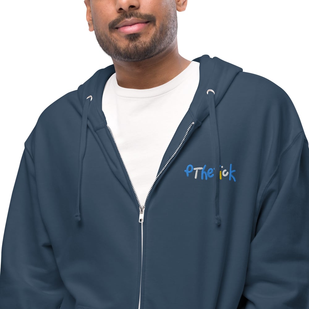 Image of PThetick Fleece Zip Up Hoodie