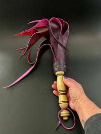 Image 2 of  Red and purple stinger  flogger