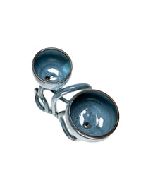 Image 3 of Speckled Blue Arches - Double Planter