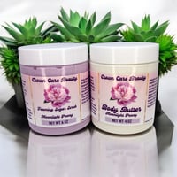 Image 2 of Foaming sugar scrub and body butter set 