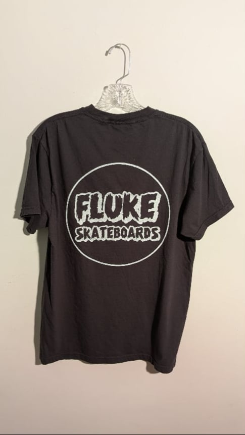 Fluke Circle T-shirt (black) | Fluke Skateboards