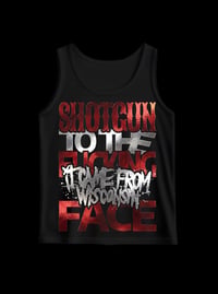 Shotgun to the fucking face Foil Tanktop 