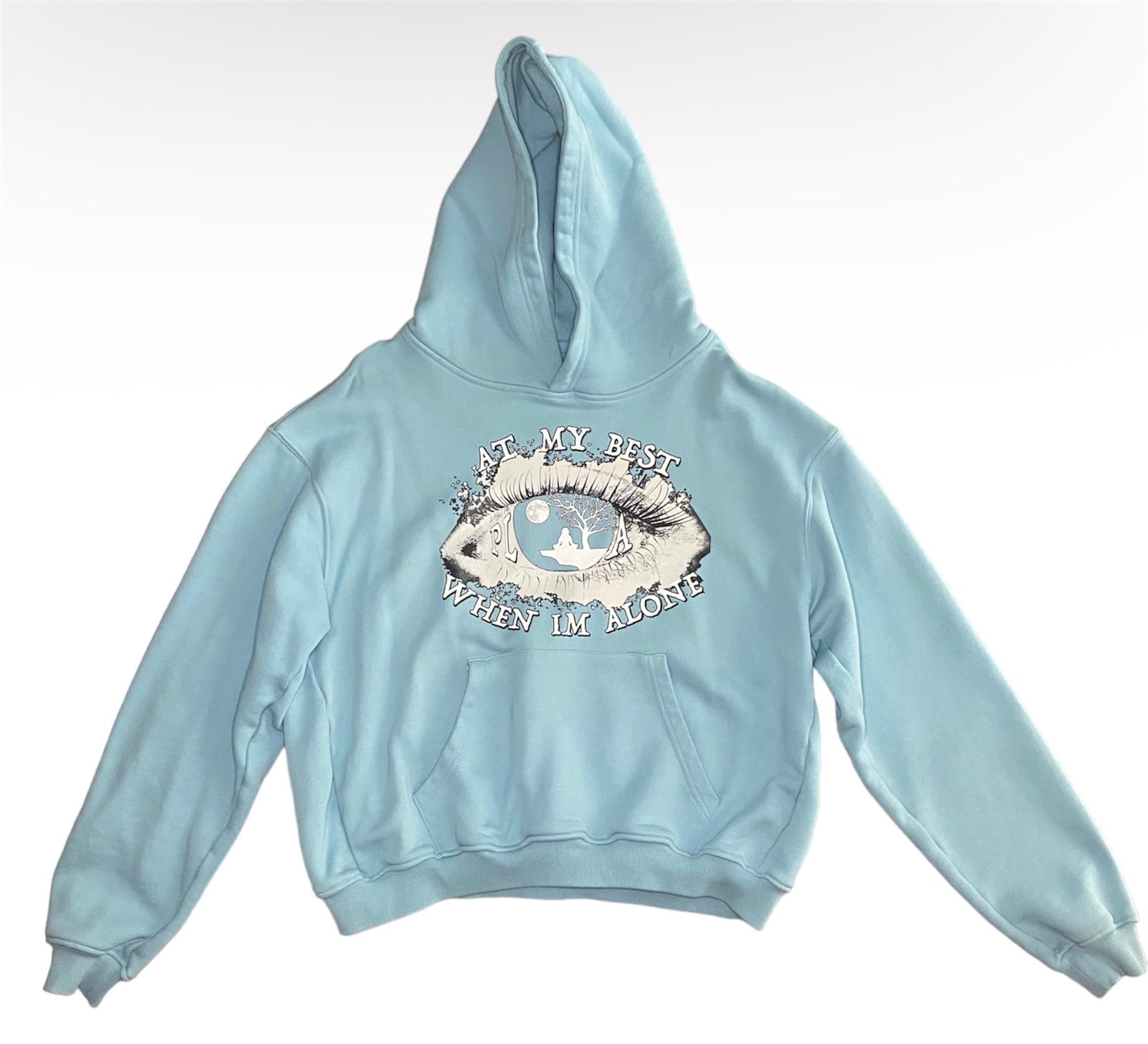 Blue clearance pastel hoodie